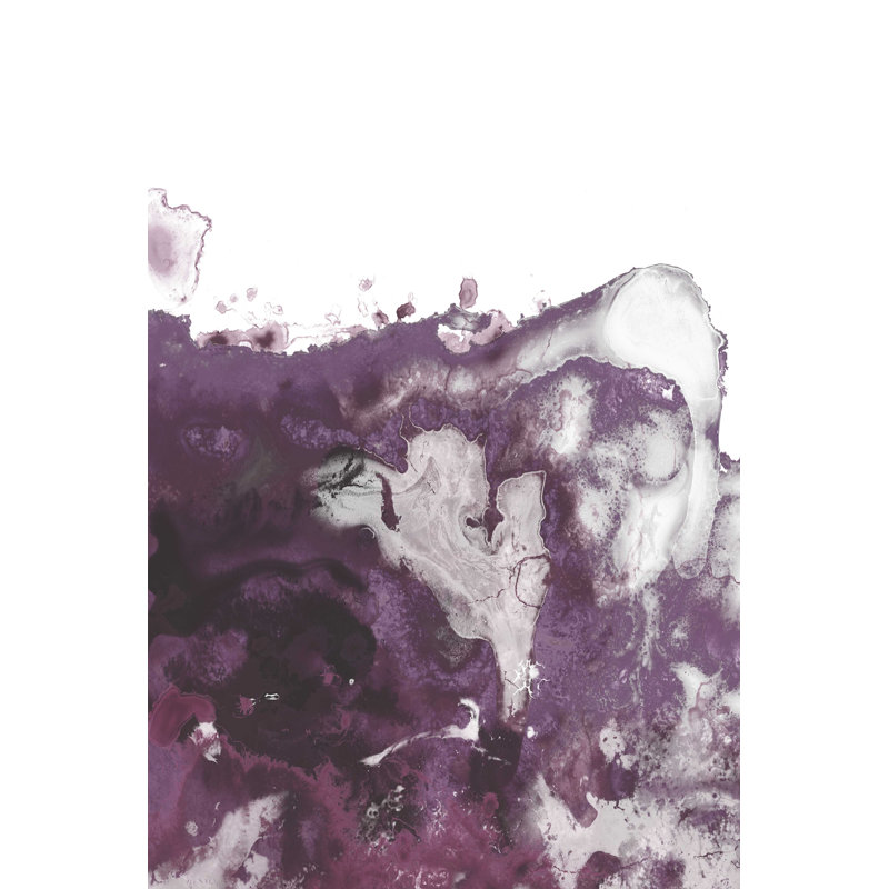 «Orchid Wave I» par June Erica Vess - reproduction d'art sur toile tendue, H 18 po x l 12 po
