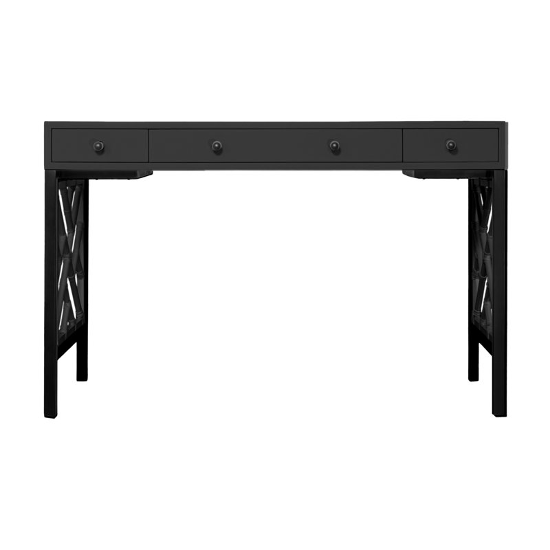 Chippendale Writing Desk, Black