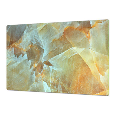 Stove Top Cover for Gas and Electric Cook Top - Amber Onyx Burner Cover