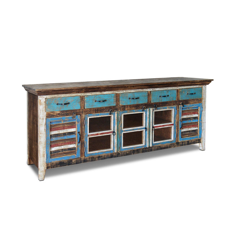 Bahattin 82'' Solid Wood Sideboard