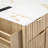55.5" Fluted Kitchen Island with Storage-1034184193