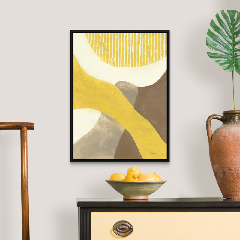 «Retro Abstract VI» par Danhui Nai, reproduction d'art graphique sur toile, H 26 po x l 20 po x P 1,75 po