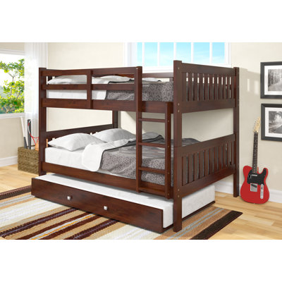Hargrave Full over Full Bunk Bed with Trundle