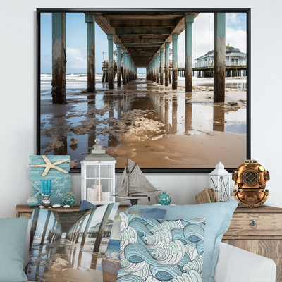 Pier Abstract Pier An I - Coastal Pier Wall Decor