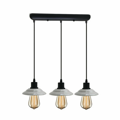 Gatley 3 - Light Black Kitchen Island Pendant
