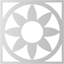 Médaillon de plafond 28 po x 28 po x 9 3/4 po x P 3/4 po Blume-40714637-40714653