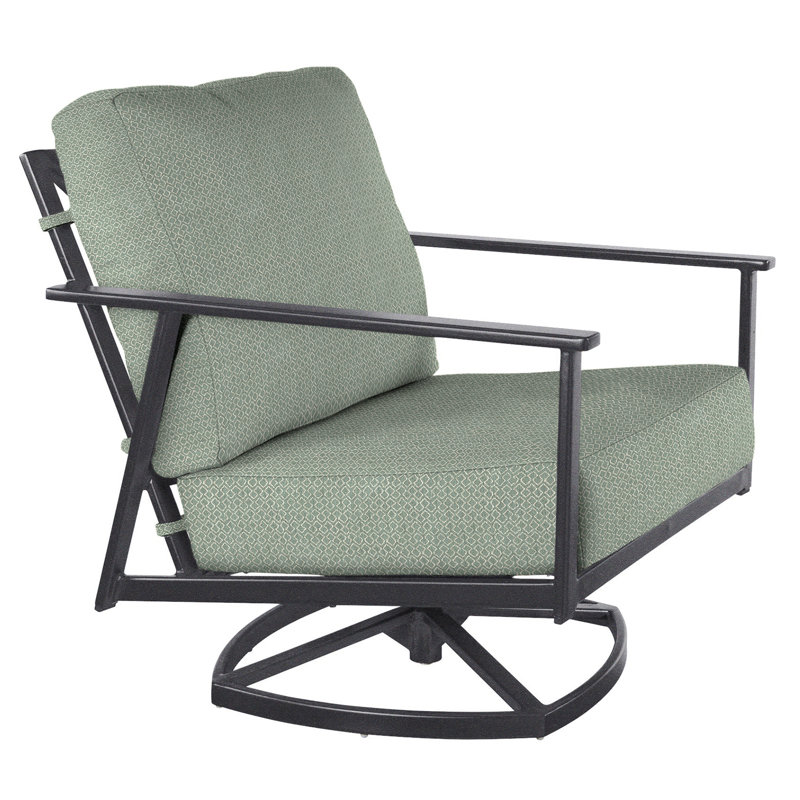 Marin Outdoor Rocker Chair, Graphite, Flagship Stone Sunbrella®