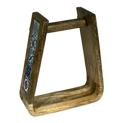 Tablette décorative en bois massif Deycy Mango
