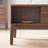 47.24" Nut-brown Solid Wood Rectangular Coffee Table