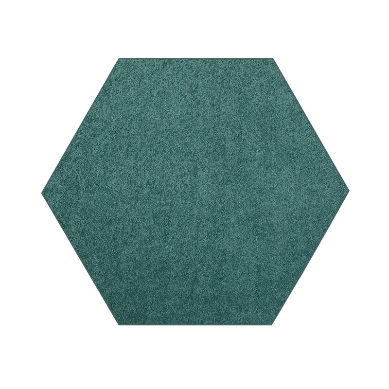 Modern Plush Pet and Kids Friendly Solid Color Teal Area Rugs, Stain & Fade Resistance, Perfect for Living Room, Dining Room, Bedroom, Playroom and Kidsroom, Event, Wedding, Parsons Rug