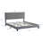 Upholstered Platform Bed Frame With Modern Button Tufted Linen Fabric Headboard, No Box Spring Needed, Wood Slat Support, Easy Assembly-190153528