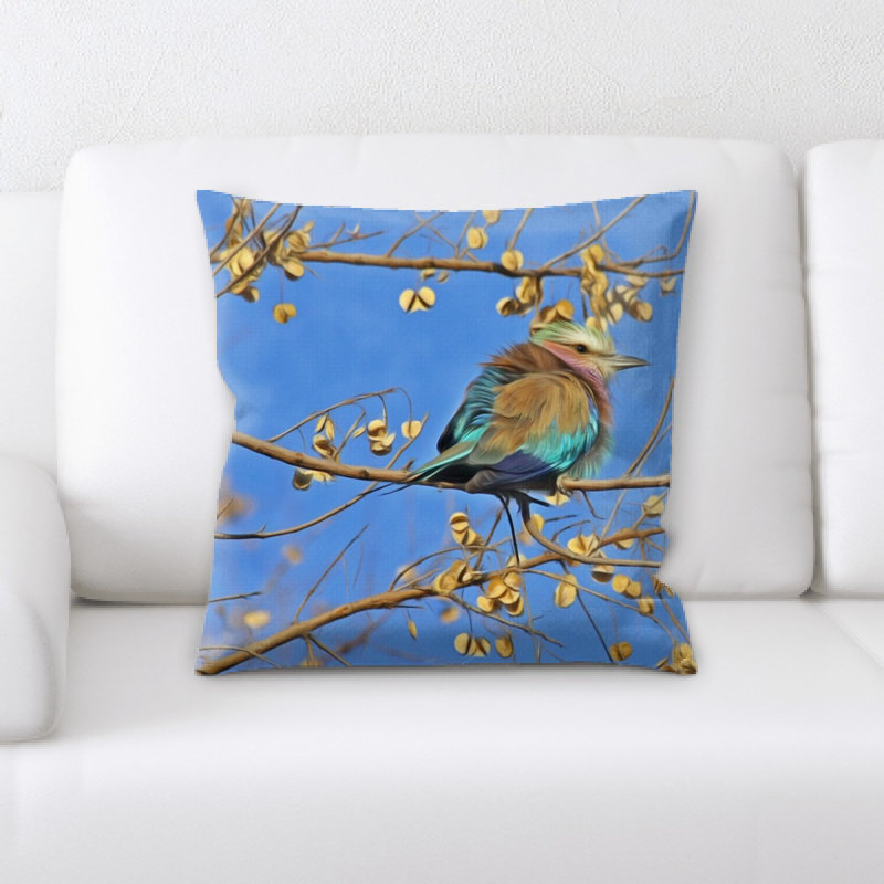 Coussin oiseau
