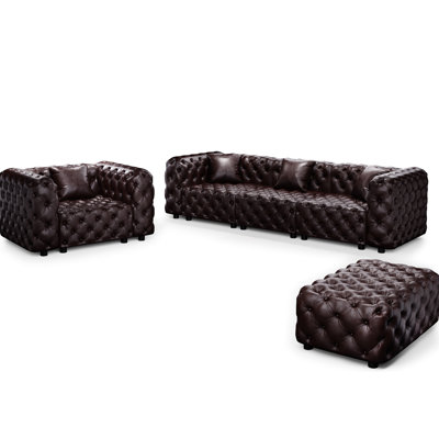 Modern Modular Sectional Sofa with Handcrafted Tufting