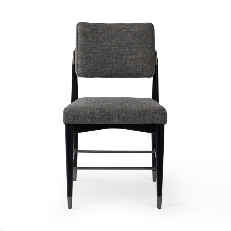 Anton Upholstered Dining Chair, Gray Fabric