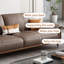 Causeuse coussin en cuir véritable Coffee-166867286-166867284