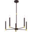 Lustre classique de style bougie à 5 lumières Ceire-977937980