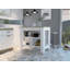 Îlot de cuisine, quatre pieds, trois tablettes-301125785