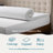 Lucid Comfort Collection 3” Bamboo Charcoal and Gel Memory Foam Mattress Topper-97749678