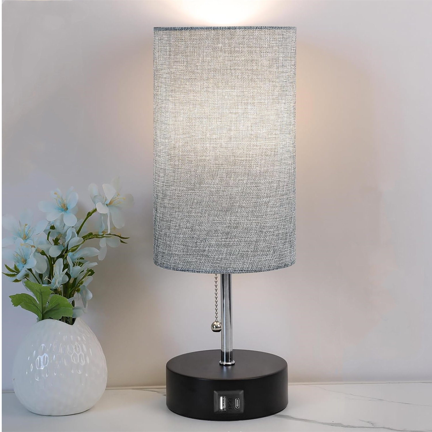 Ebern Designs Maram Bedside Lamp Nightstand Table Lamp & Reviews 