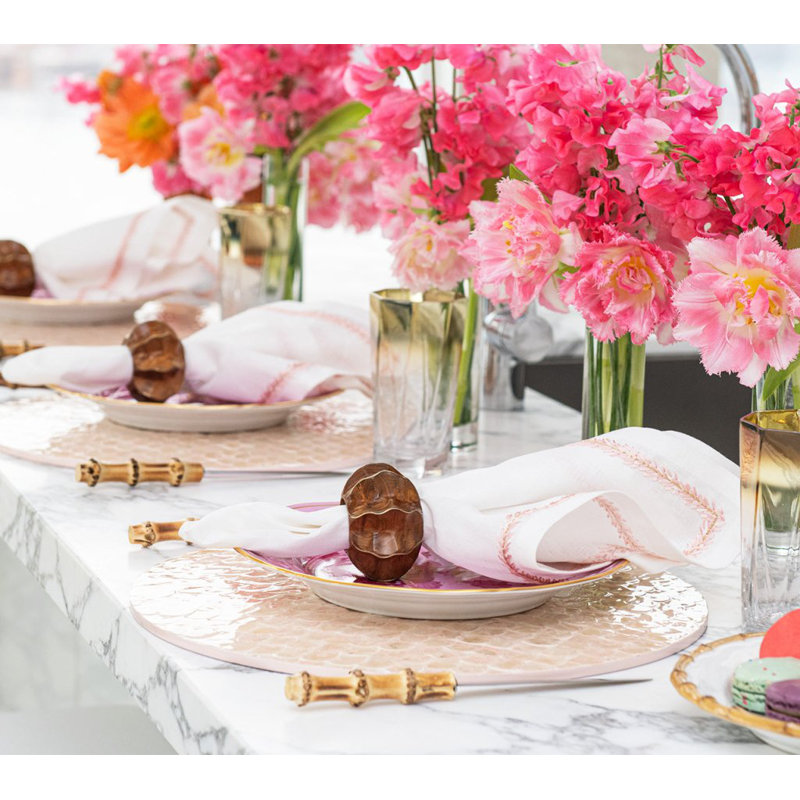 Camellia Placemat, Blush