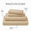 Ensemble de draps en bambou ultra doux - ensemble de 4 pièces - infroissable - feuilles de refroidissement avec poches profondes-612286708-648190562