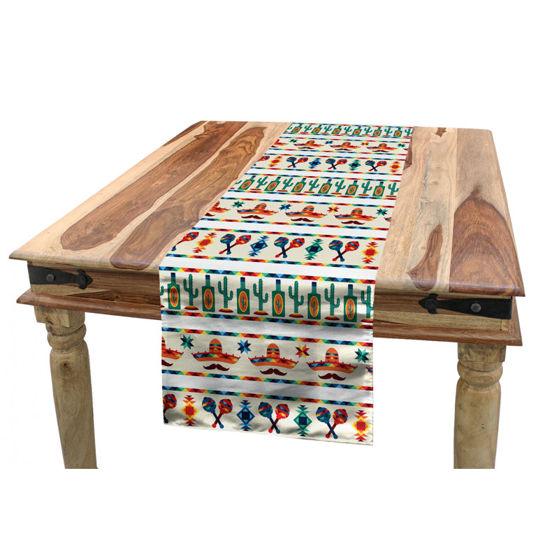 Mexican Table Runner, 120" x 16"