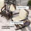 2 - Person Patio Dining Set with Square Table , Cushions Included