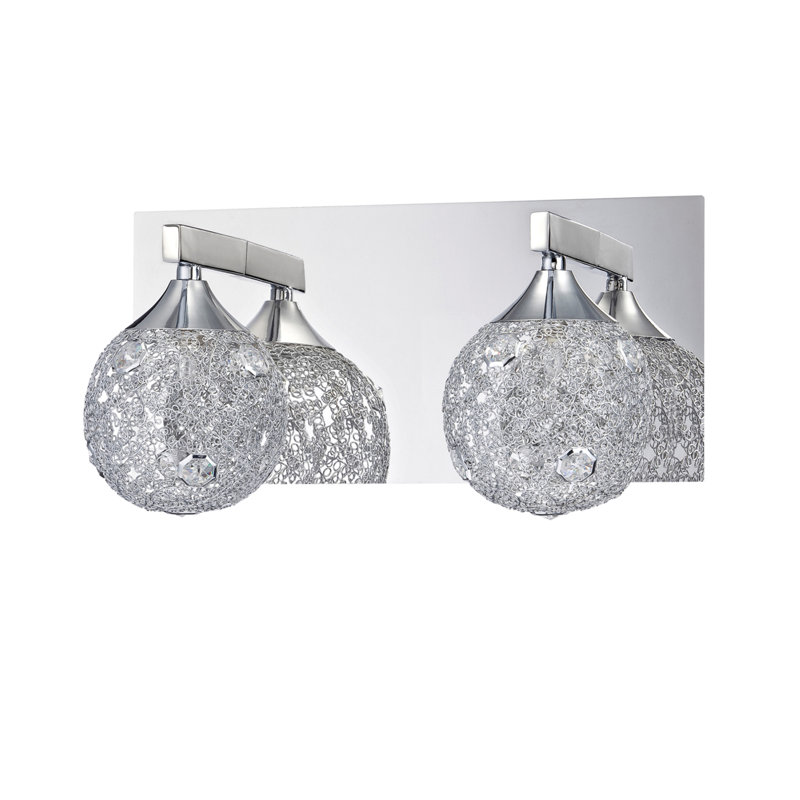 Barre d'éclairage de salle de bain 2 lumières McManus