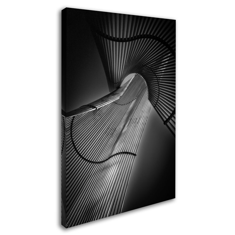 « structure en acier », reproduction d’impression sur toile tendue, H 19 po x l 12 po