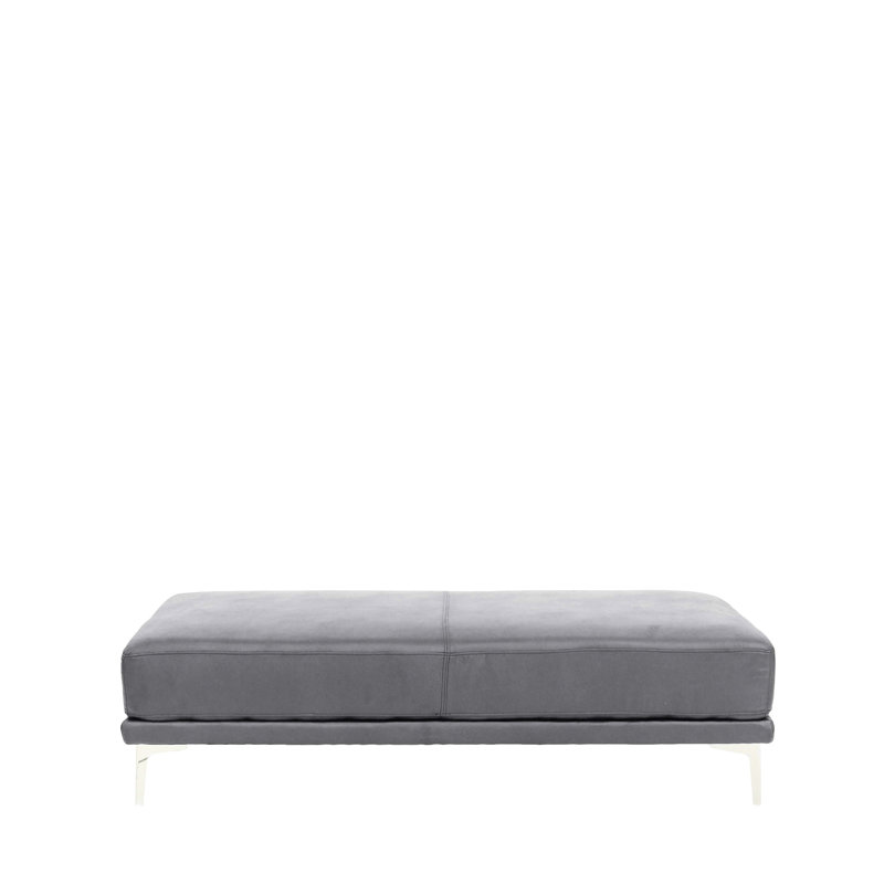 66 po x 33 po et 18 po en similicuir respirant gris antique, structure en bois, 48,06 lb