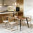Modern Industrial Rectangular Dining Table (71" W)