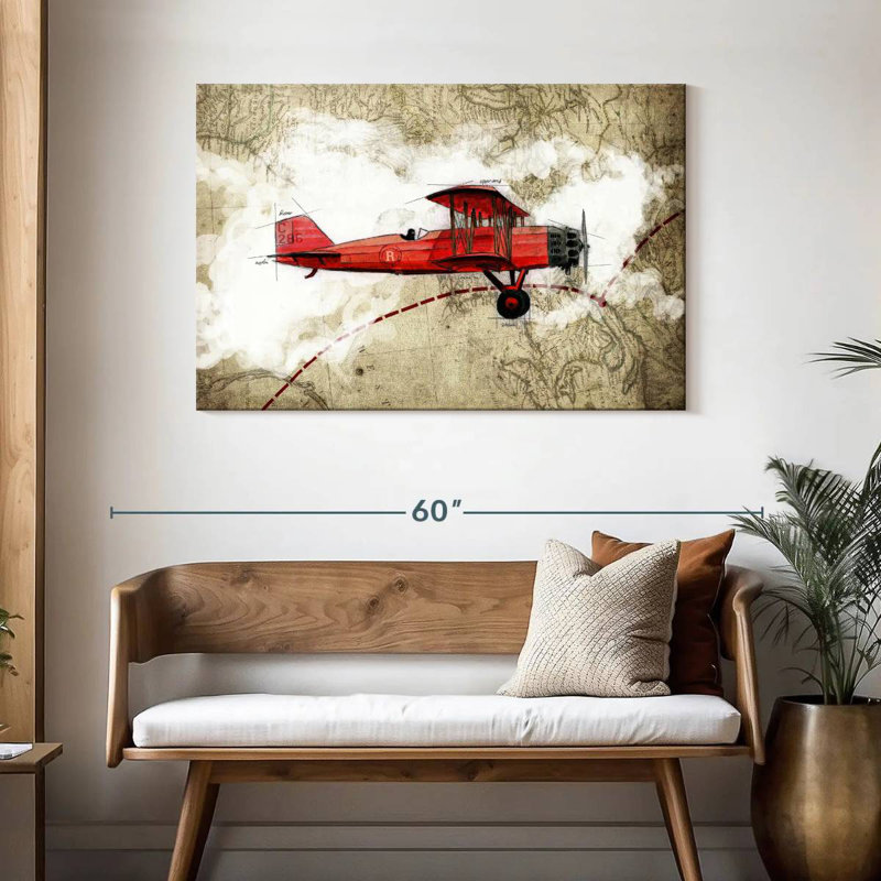 Mehar Biplane III, H 30 po x l 45 po