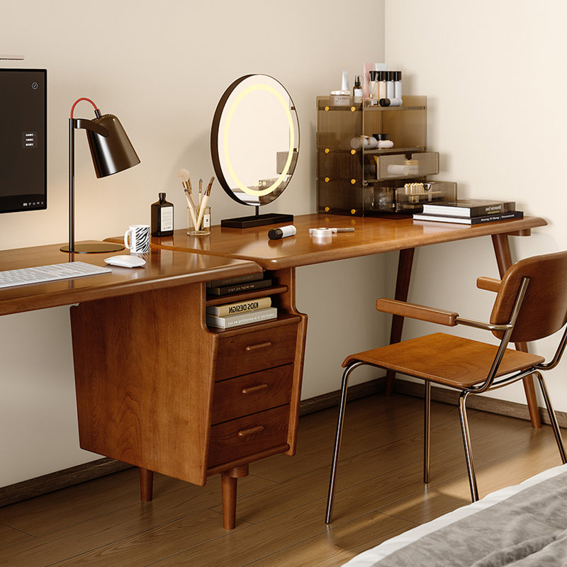 Bureau rectangulaire très pratique et exquis, H 29,52 po x l 94,48 po x P 23,62 po