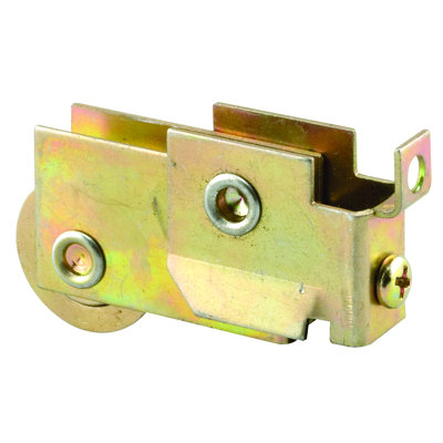 Mirror Door Roller, 1-1/8 in. Ball Bearing Steel Grooved Roller (Single Pack)