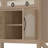 47" Boho Shoe Cabinet With Adjustable Shelves