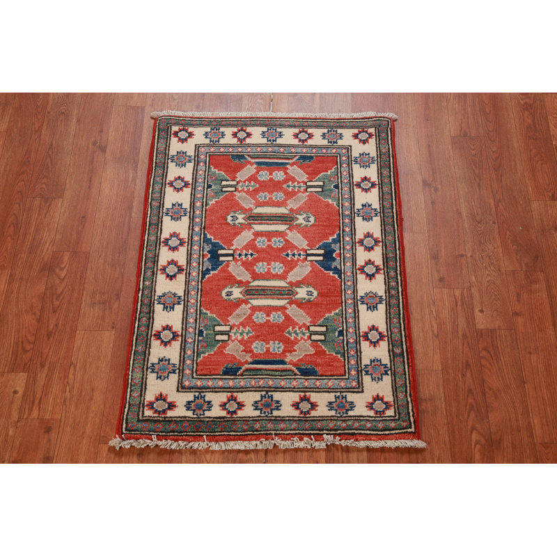Tapis décoratif géométrique Kazak