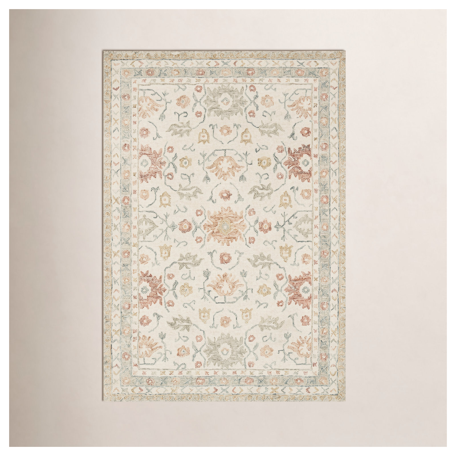 Aden Handmade Wool Rug, Rectangle 8'6" x 12'