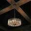 Lustre suspendu en cristal de 17 po