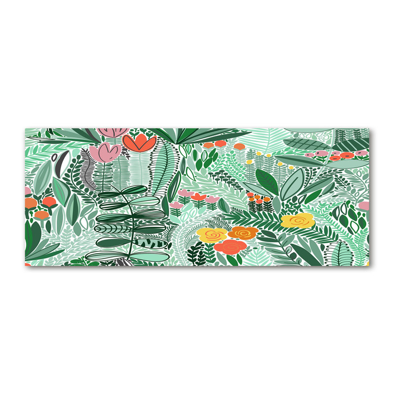 Floral Pattern - Wrapped Canvas Print