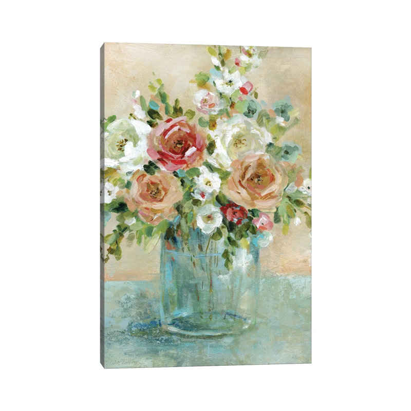 Sun Drenched Arrangements by Carol Robinson - Print on Canvas, Wrapped Canvas, 20.32 cm H x 30.48 cm W