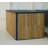 Combine 324.32 Gallon Water Resistant Teak Deck Box in Teak/Lava Gray