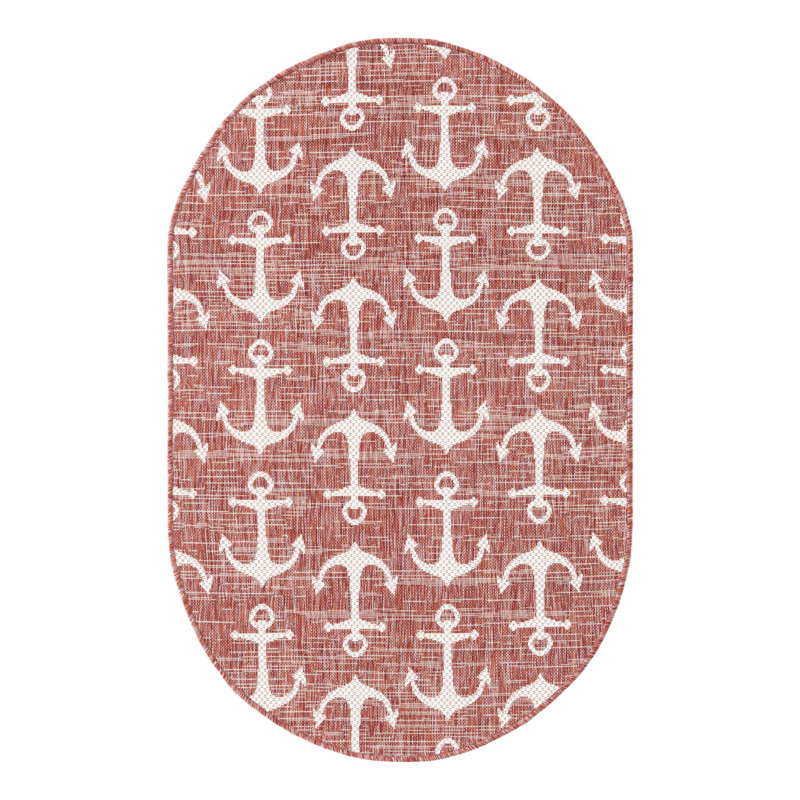 Indoor / Outdoor Rug, Oval 3'3" x 5'3"