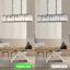 Luminaire suspendu rectangulaire 6 lumières Lathierio