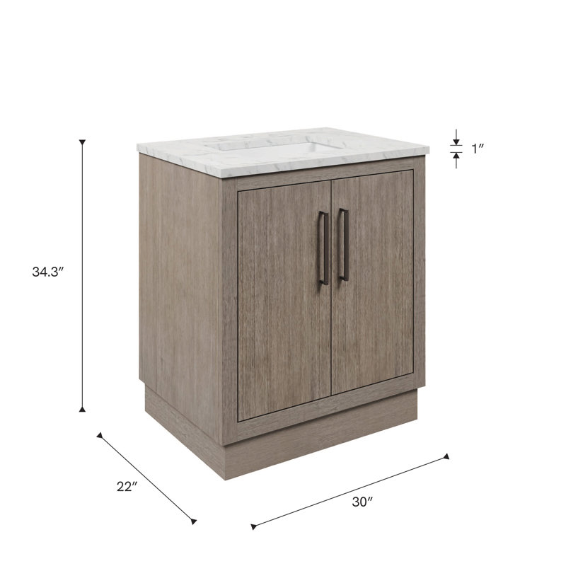 Hugo 30'' W Single Vanity, Oil rubbed bronze