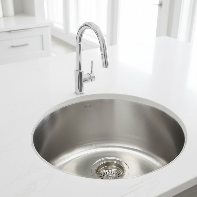 Sconset 18.25'' L Single Bowl Stainless Steel Kitchen Sink