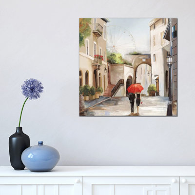 Old Town by Allison Pearce - Wrapped Canvas Painting