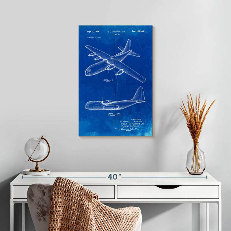 Laelle Lockheed C 130 Hercules Airplane, 24" H x 16" W