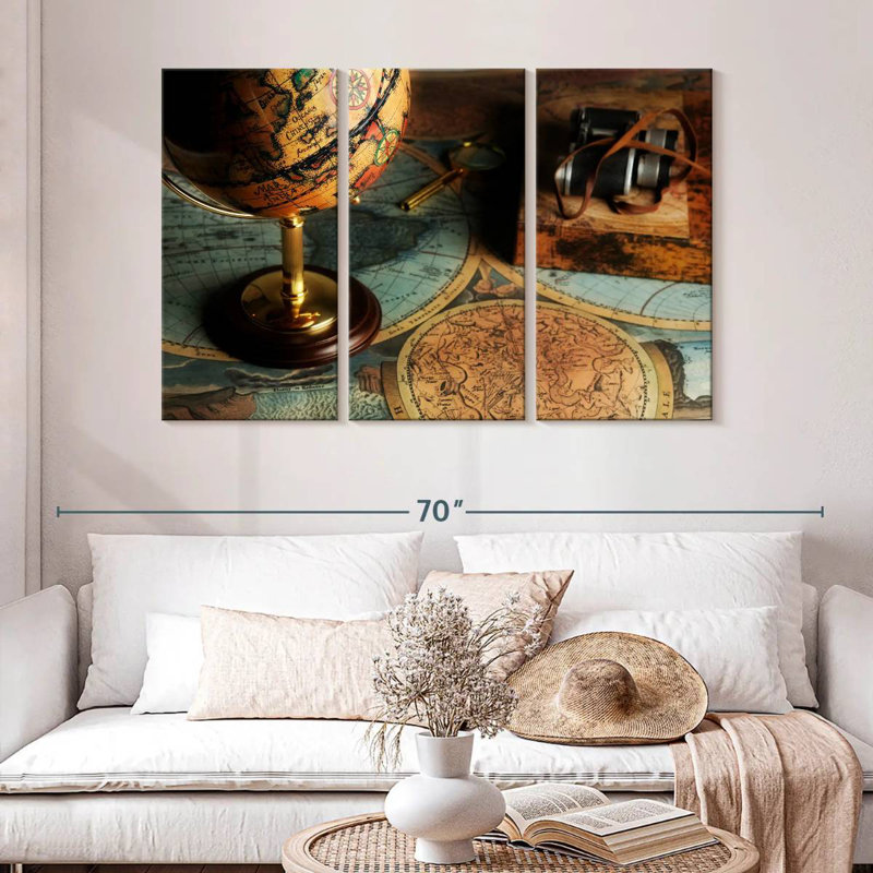 Aliaz voyage le monde antique, H 32 po x l 50 po