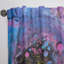 Rose et bleu luxueux, art fluide abstrait - rideau moderne - velours obscurcissant - 1 panneau-90563810