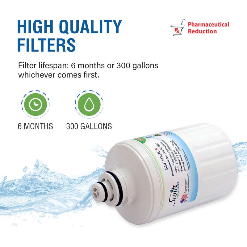 SGF-MXRC Rx Compatible Pharmaceuticals Refrigerator Water Filter for FXRC, MXRC, FXRT, 469905.